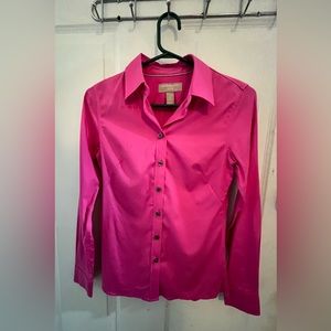 Banana Republic Non Iron Dress Shirt - Pink